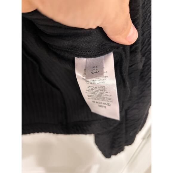 Anthropologie Arya Textured Top in Black Size Small - Picture 6 of 7